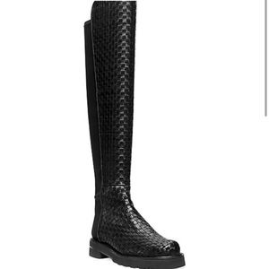 Stuart Weitzman 50/50 Woven Boot